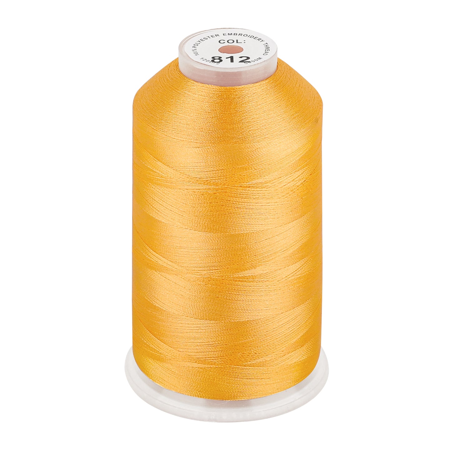New brothread 100% Polyester with High Sheen Embroidery Thread, 5000M, 40WT(120D/2) 150+ Colors Selected for Commercial Multi Needles and Single Needle Embroidery Machine