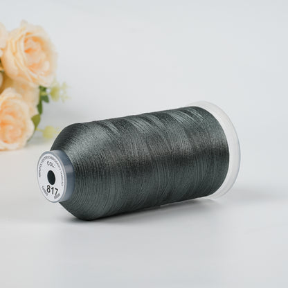 New Brothread 155+ Colors 40WT Polyester Embroidery Machine Thread | 5000M per Spool | Compatible with Brother & Variegated Colors for Commercial/Home Use