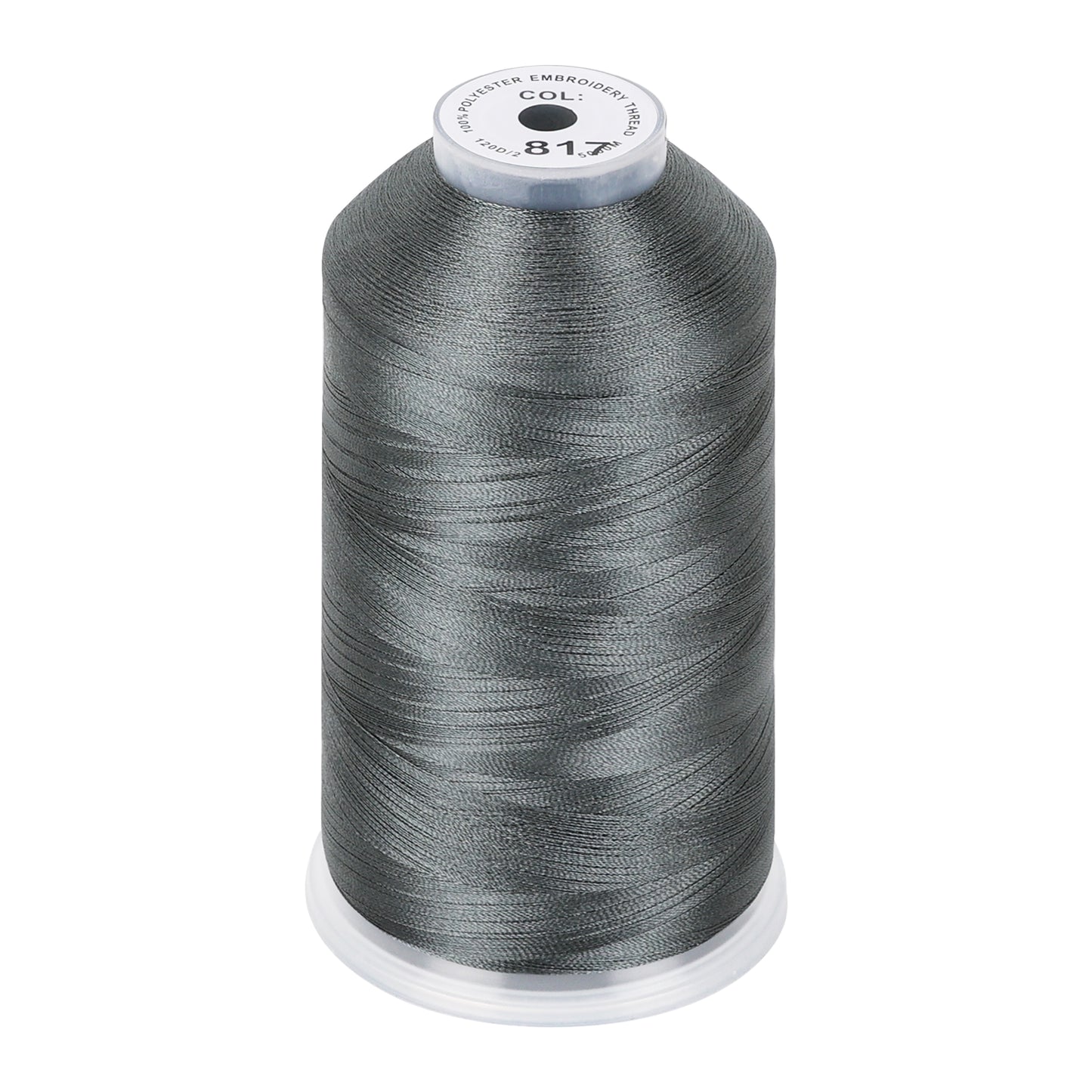 New brothread 100% Polyester with High Sheen Embroidery Thread, 5000M, 40WT(120D/2) 150+ Colors Selected for Commercial Multi Needles and Single Needle Embroidery Machine
