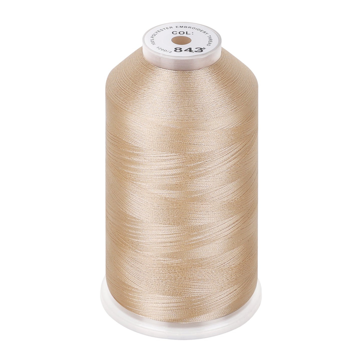 New brothread 100% Polyester with High Sheen Embroidery Thread, 5000M, 40WT(120D/2) 150+ Colors Selected for Commercial Multi Needles and Single Needle Embroidery Machine