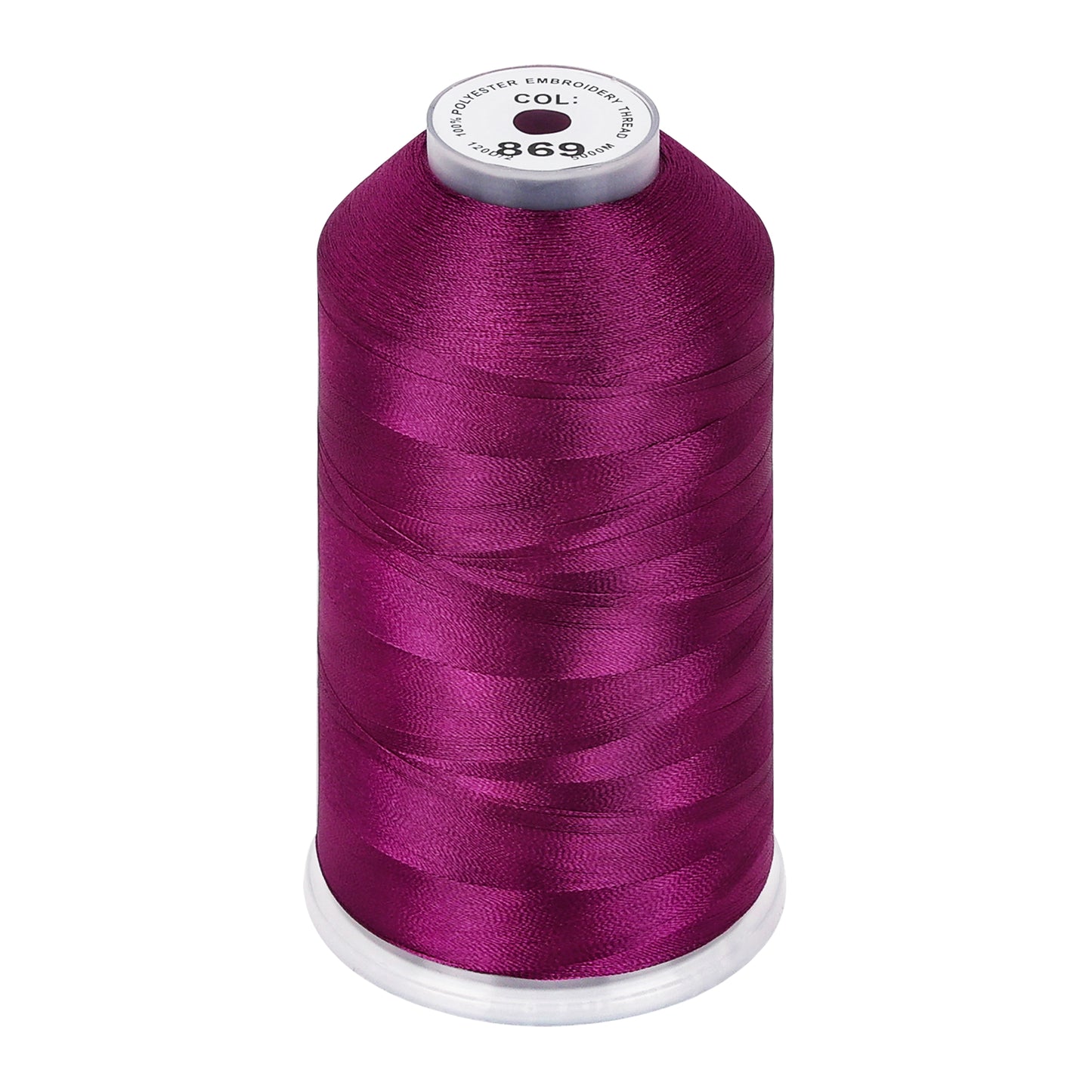 New brothread 100% Polyester with High Sheen Embroidery Thread, 5000M, 40WT(120D/2) 150+ Colors Selected for Commercial Multi Needles and Single Needle Embroidery Machine