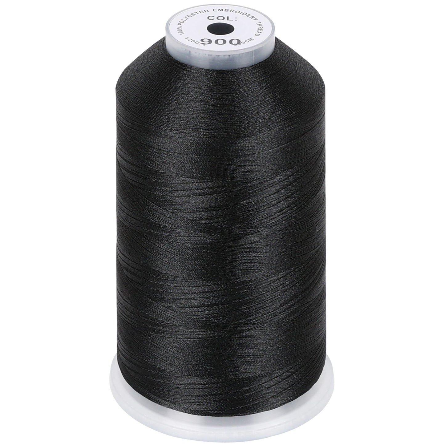 New brothread 100% Polyester with High Sheen Embroidery Thread, 5000M, 40WT(120D/2) 150+ Colors Selected for Commercial Multi Needles and Single Needle Embroidery Machine