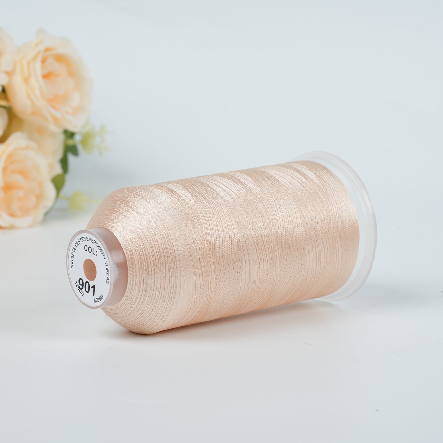 New Brothread 155+ Colors 40WT Polyester Embroidery Machine Thread | 5000M per Spool | Compatible with Brother & Variegated Colors for Commercial/Home Use