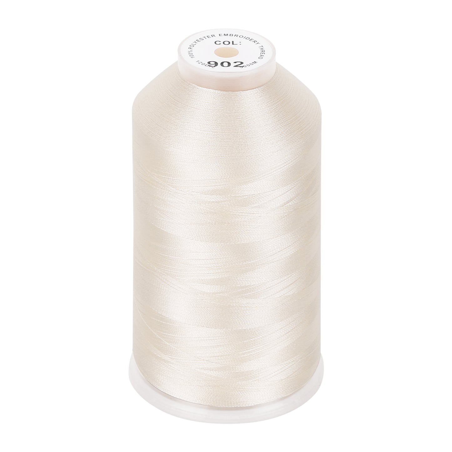 New brothread 100% Polyester with High Sheen Embroidery Thread, 5000M, 40WT(120D/2) 150+ Colors Selected for Commercial Multi Needles and Single Needle Embroidery Machine