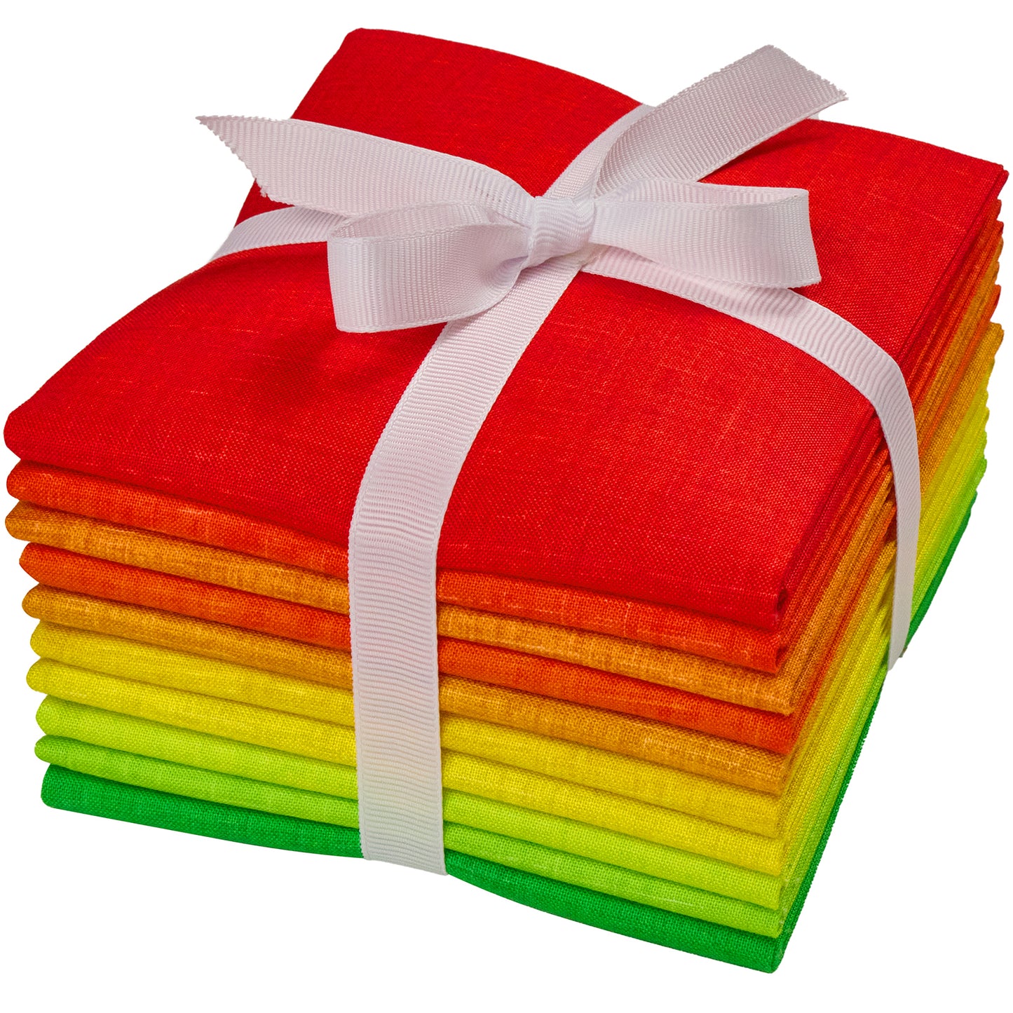 Craftido - 11 Options Solids with Tweed Tonals - Assorted Color Cotton Quilting Fabric Bundles 10pcs Fat Quarters 18"x21" - Medium Weight 5.2oz - for Quilting, Sewing and Crafts