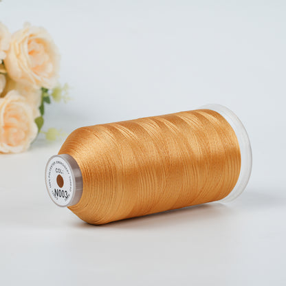 New Brothread 40WT Polyester Embroidery Machine Thread | 5000M per Spool | Includes Janome Colors for Commercial/Home Use