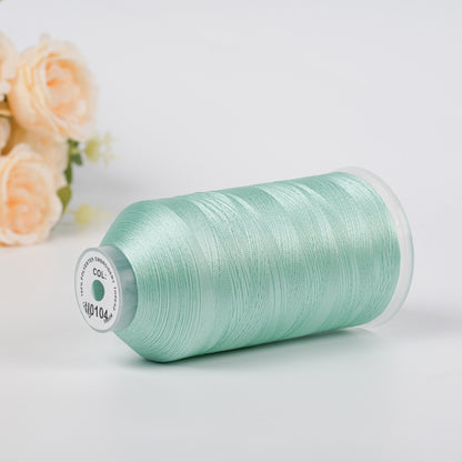New Brothread 155+ Colors 40WT Polyester Embroidery Machine Thread | 5000M per Spool | Compatible with Brother & Variegated Colors for Commercial/Home Use
