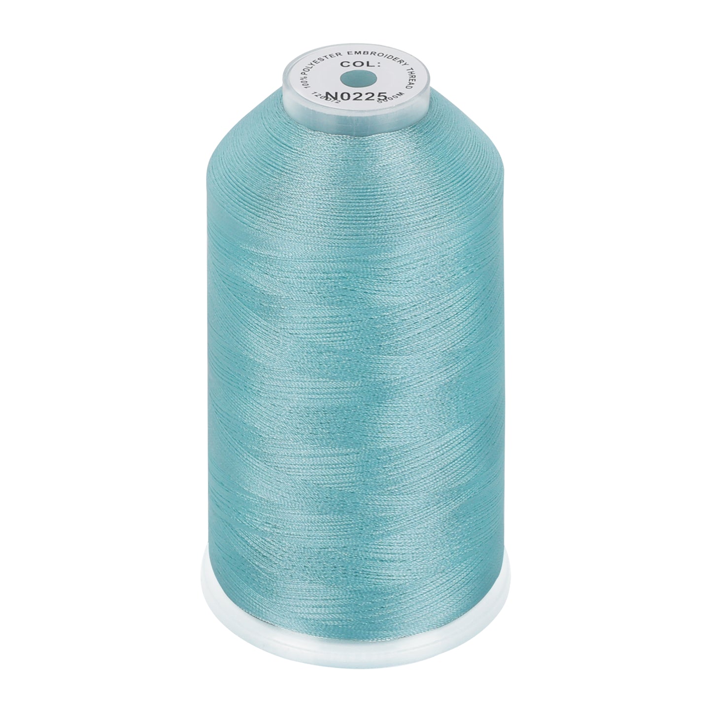 New brothread 100% Polyester with High Sheen Embroidery Thread, 5000M, 40WT(120D/2) 150+ Colors Selected for Commercial Multi Needles and Single Needle Embroidery Machine