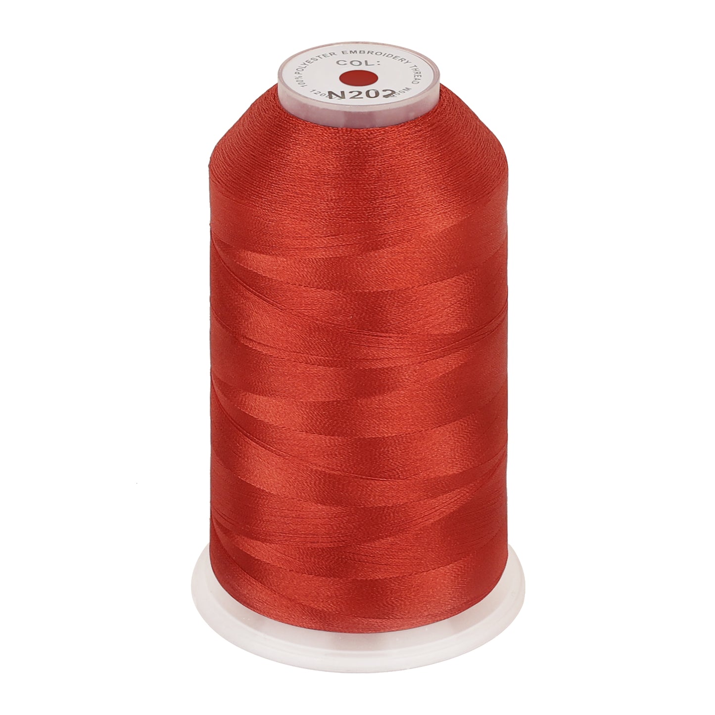 New brothread 100% Polyester with High Sheen Embroidery Thread, 5000M, 40WT(120D/2) 150+ Colors Selected for Commercial Multi Needles and Single Needle Embroidery Machine