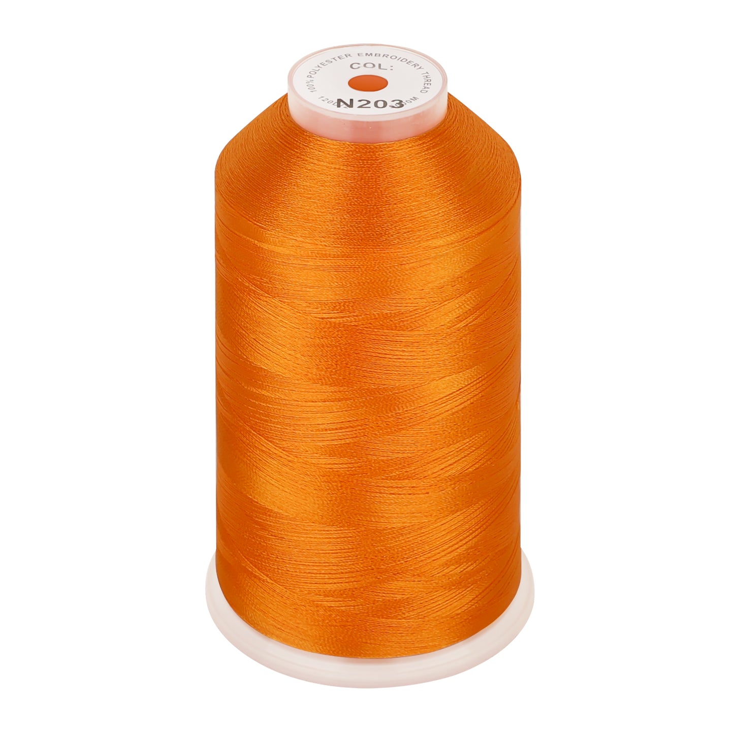 New brothread 100% Polyester with High Sheen Embroidery Thread, 5000M, 40WT(120D/2) 150+ Colors Selected for Commercial Multi Needles and Single Needle Embroidery Machine