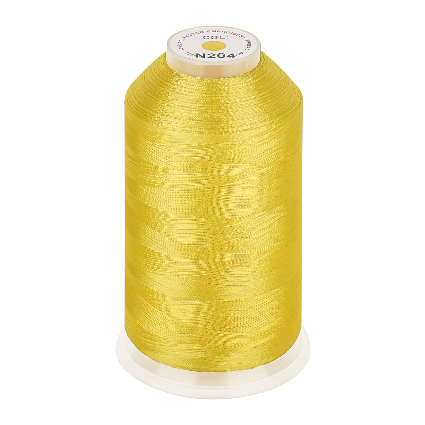 New brothread 100% Polyester with High Sheen Embroidery Thread, 5000M, 40WT(120D/2) 150+ Colors Selected for Commercial Multi Needles and Single Needle Embroidery Machine