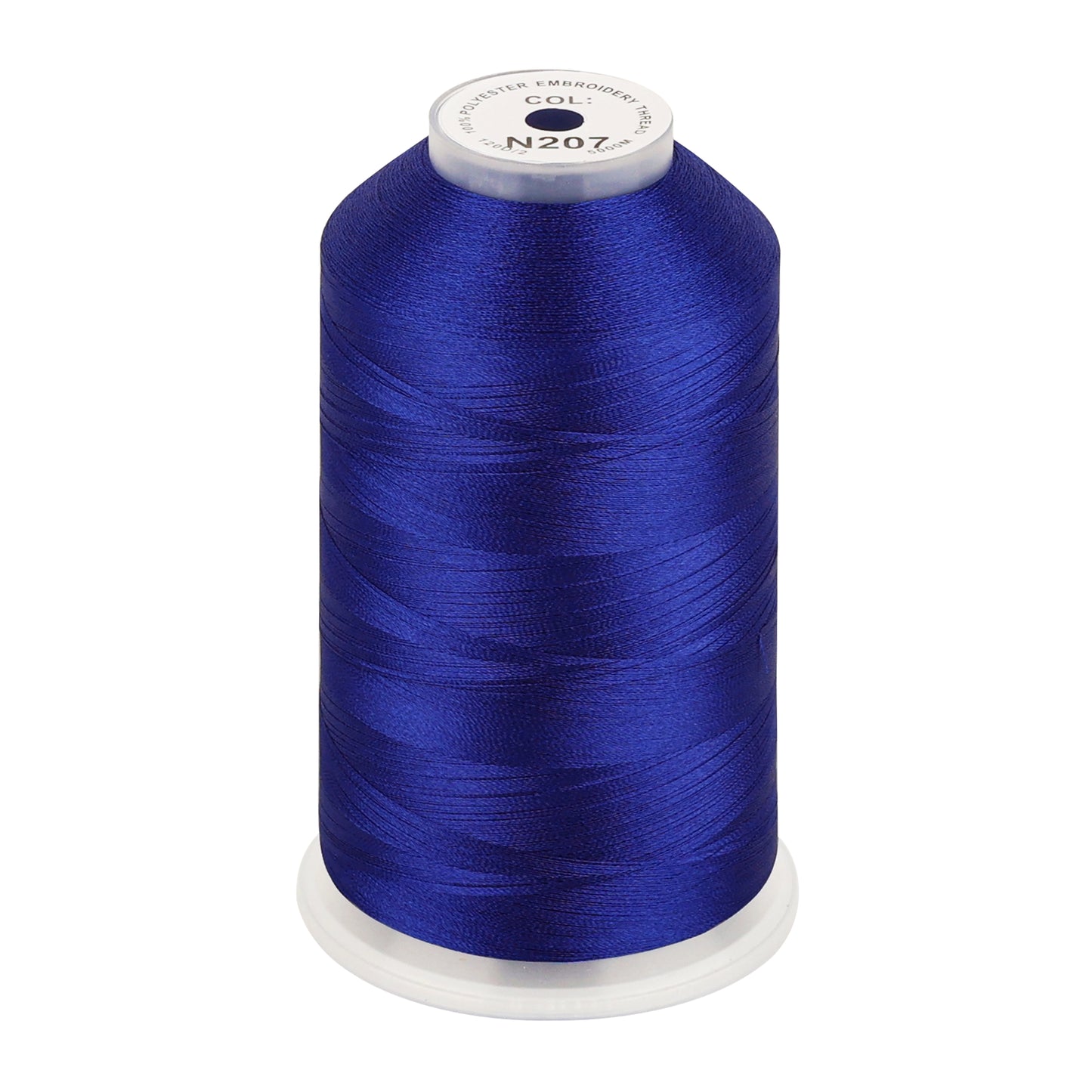New brothread 100% Polyester with High Sheen Embroidery Thread, 5000M, 40WT(120D/2) 150+ Colors Selected for Commercial Multi Needles and Single Needle Embroidery Machine