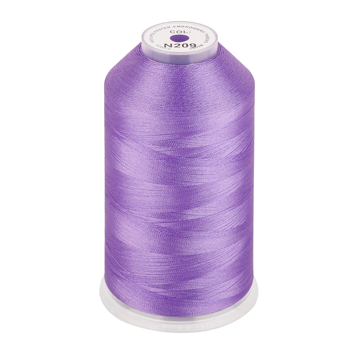 New brothread 100% Polyester with High Sheen Embroidery Thread, 5000M, 40WT(120D/2) 150+ Colors Selected for Commercial Multi Needles and Single Needle Embroidery Machine
