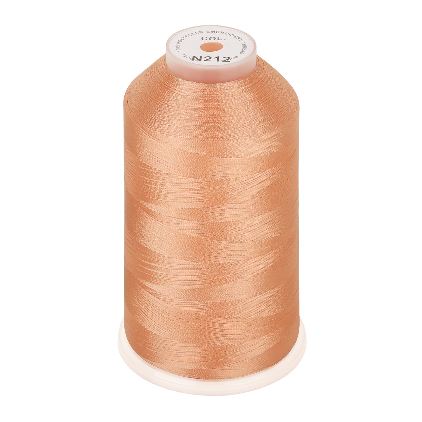 New brothread 100% Polyester with High Sheen Embroidery Thread, 5000M, 40WT(120D/2) 150+ Colors Selected for Commercial Multi Needles and Single Needle Embroidery Machine
