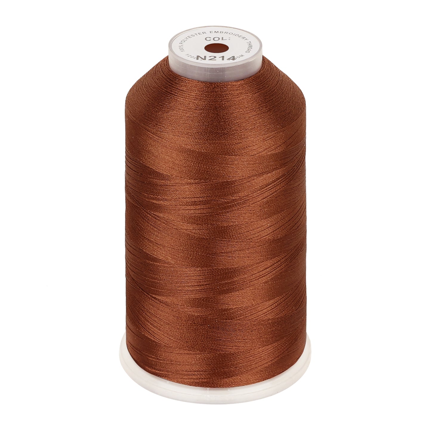 New brothread 100% Polyester with High Sheen Embroidery Thread, 5000M, 40WT(120D/2) 150+ Colors Selected for Commercial Multi Needles and Single Needle Embroidery Machine