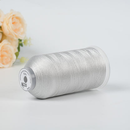 New Brothread 40WT Polyester Embroidery Machine Thread | 5000M per Spool | Includes Janome Colors for Commercial/Home Use