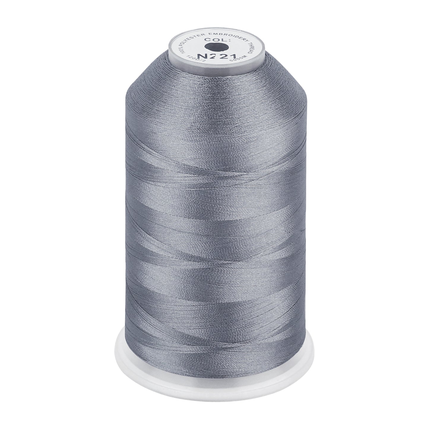 New brothread 100% Polyester with High Sheen Embroidery Thread, 5000M, 40WT(120D/2) 150+ Colors Selected for Commercial Multi Needles and Single Needle Embroidery Machine