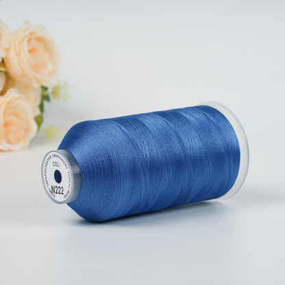 New Brothread 40WT Polyester Embroidery Machine Thread | 5000M per Spool | Includes Janome Colors for Commercial/Home Use