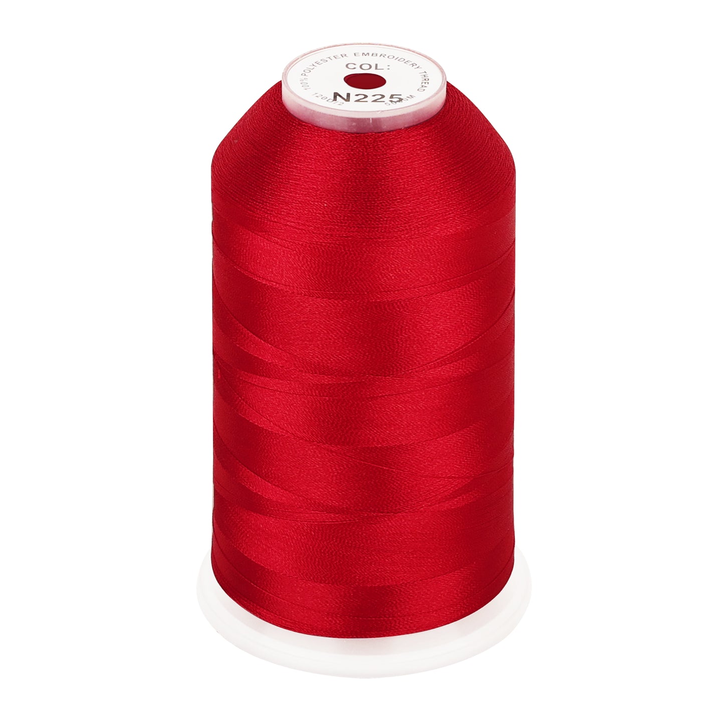 New brothread 100% Polyester with High Sheen Embroidery Thread, 5000M, 40WT(120D/2) 150+ Colors Selected for Commercial Multi Needles and Single Needle Embroidery Machine