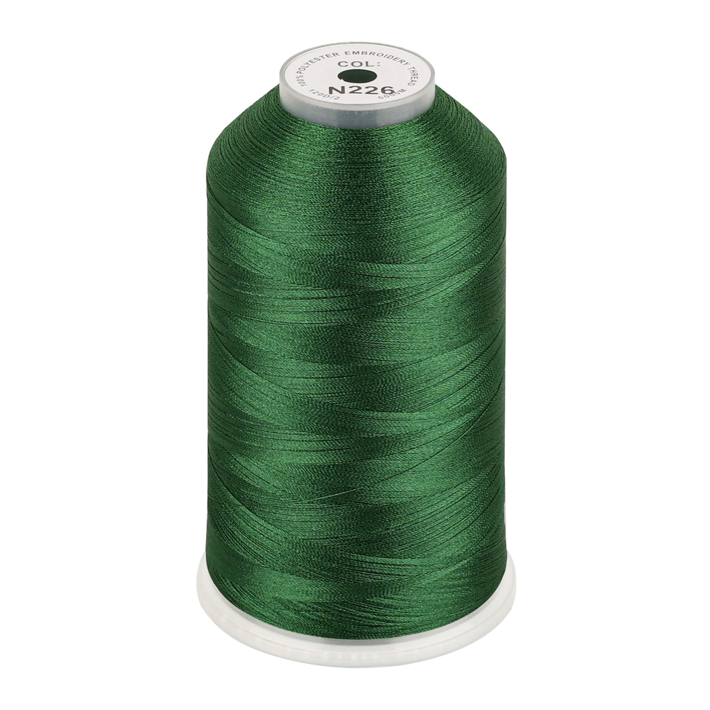 New brothread 100% Polyester with High Sheen Embroidery Thread, 5000M, 40WT(120D/2) 150+ Colors Selected for Commercial Multi Needles and Single Needle Embroidery Machine