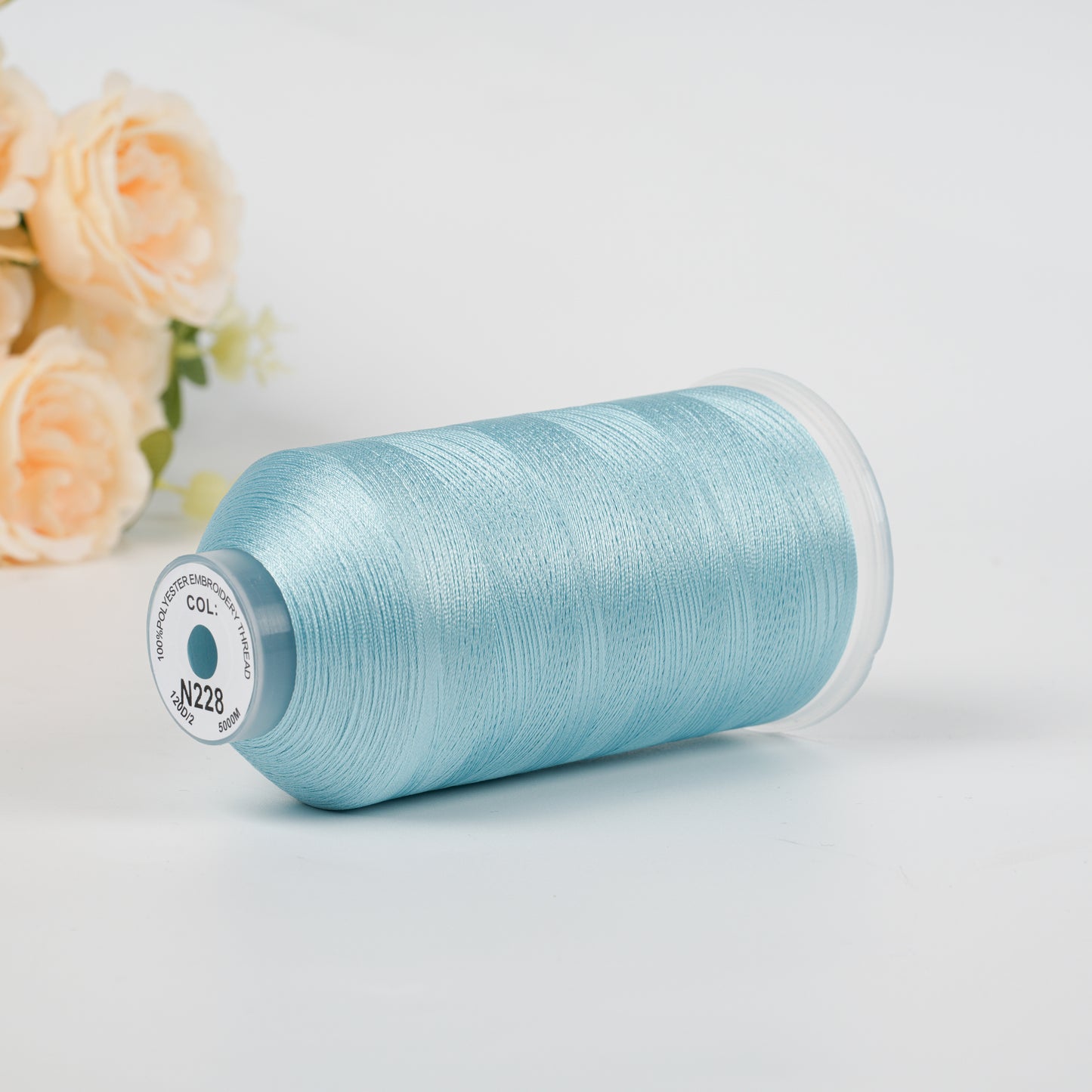 New Brothread 40WT Polyester Embroidery Machine Thread | 5000M per Spool | Includes Janome Colors for Commercial/Home Use