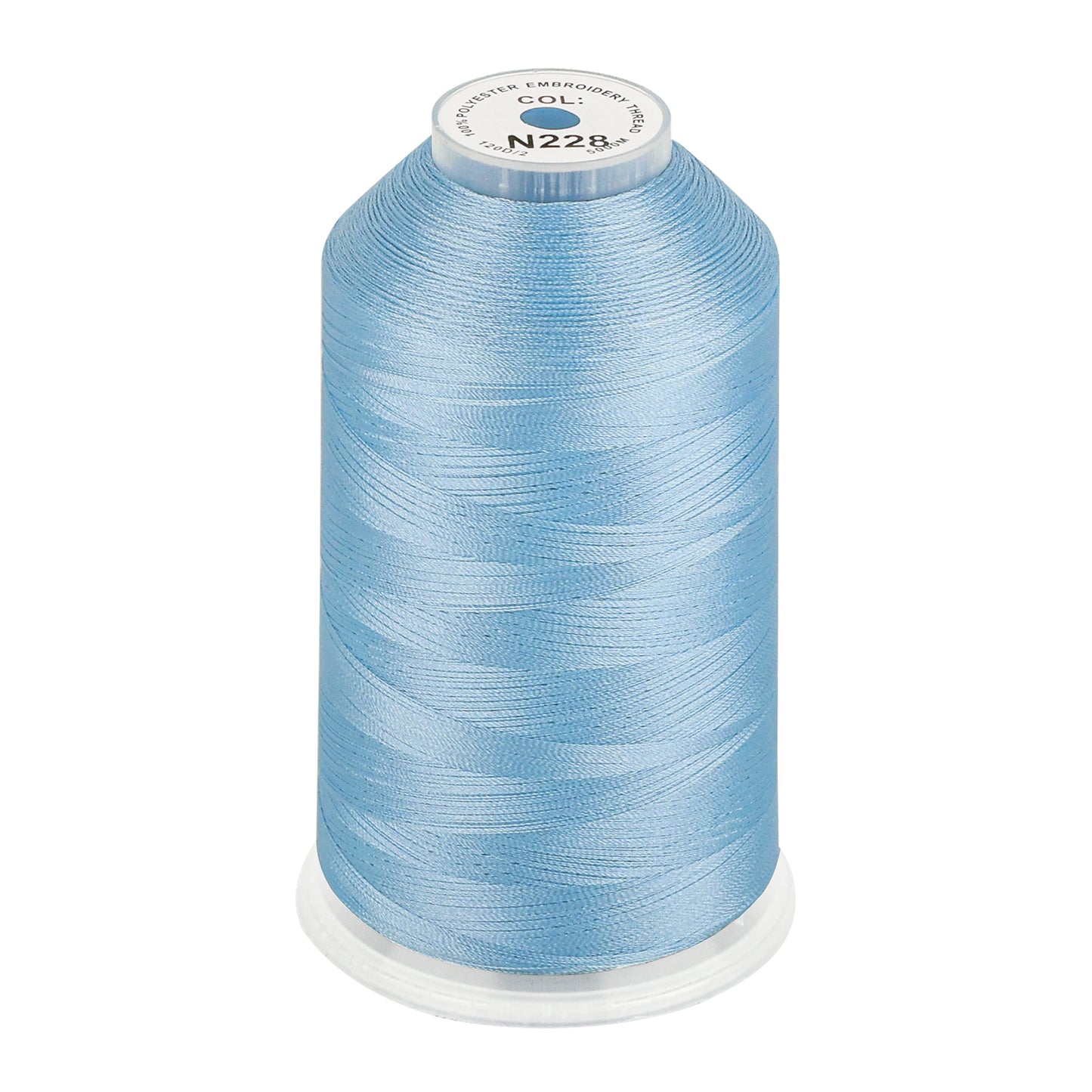 New brothread 100% Polyester with High Sheen Embroidery Thread, 5000M, 40WT(120D/2) 150+ Colors Selected for Commercial Multi Needles and Single Needle Embroidery Machine