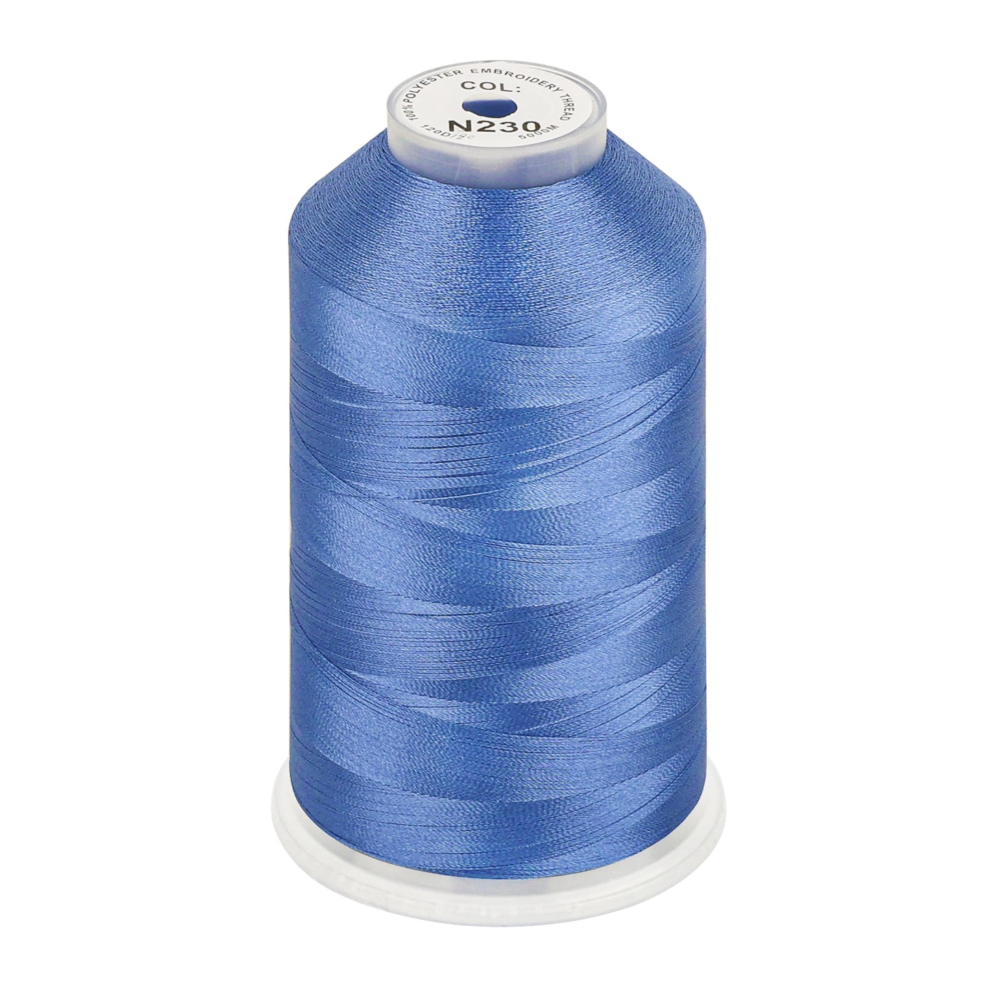 New brothread 100% Polyester with High Sheen Embroidery Thread, 5000M, 40WT(120D/2) 150+ Colors Selected for Commercial Multi Needles and Single Needle Embroidery Machine