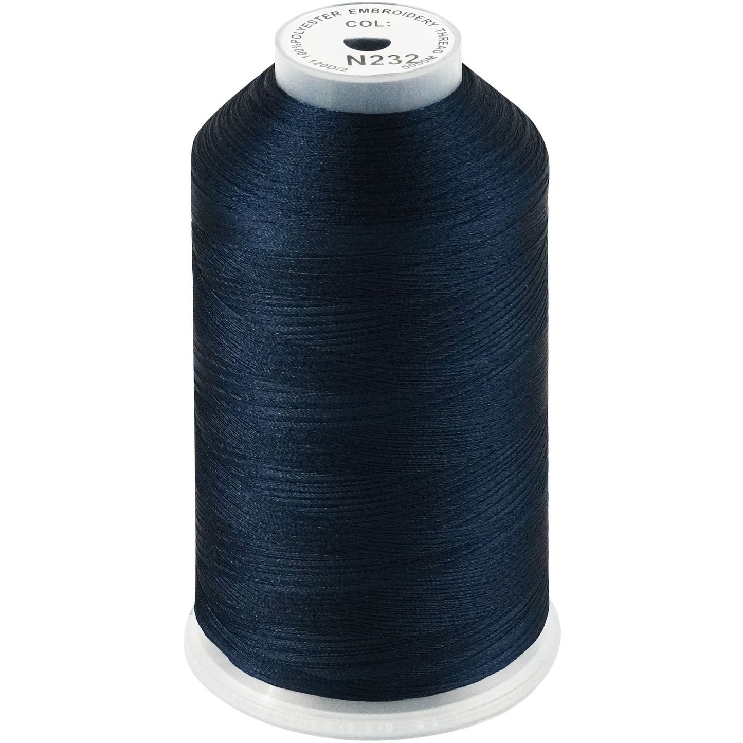 New brothread 100% Polyester with High Sheen Embroidery Thread, 5000M, 40WT(120D/2) 150+ Colors Selected for Commercial Multi Needles and Single Needle Embroidery Machine