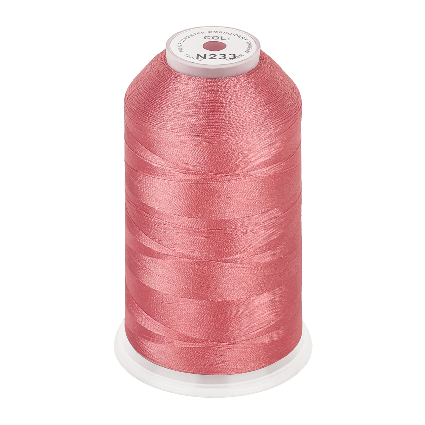 New brothread 100% Polyester with High Sheen Embroidery Thread, 5000M, 40WT(120D/2) 150+ Colors Selected for Commercial Multi Needles and Single Needle Embroidery Machine