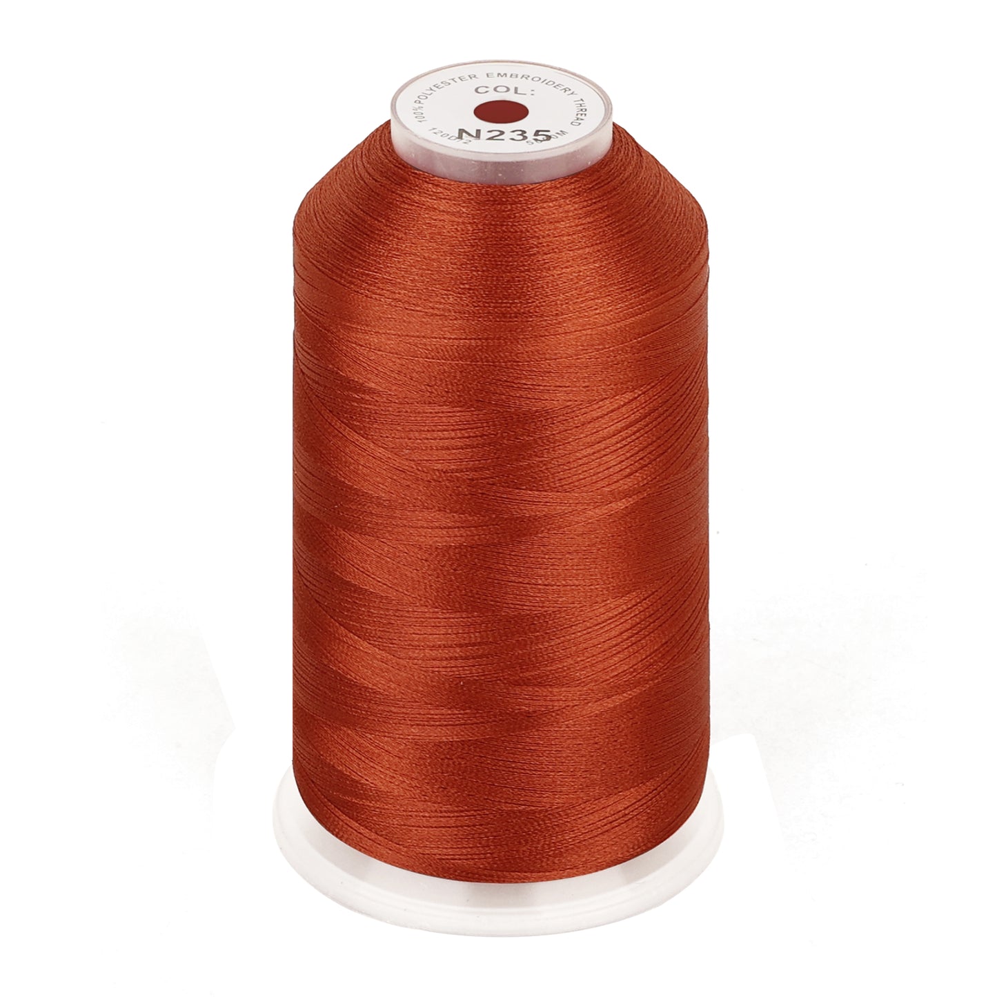 New brothread 100% Polyester with High Sheen Embroidery Thread, 5000M, 40WT(120D/2) 150+ Colors Selected for Commercial Multi Needles and Single Needle Embroidery Machine