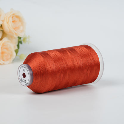 New Brothread 40WT Polyester Embroidery Machine Thread | 5000M per Spool | Includes Janome Colors for Commercial/Home Use