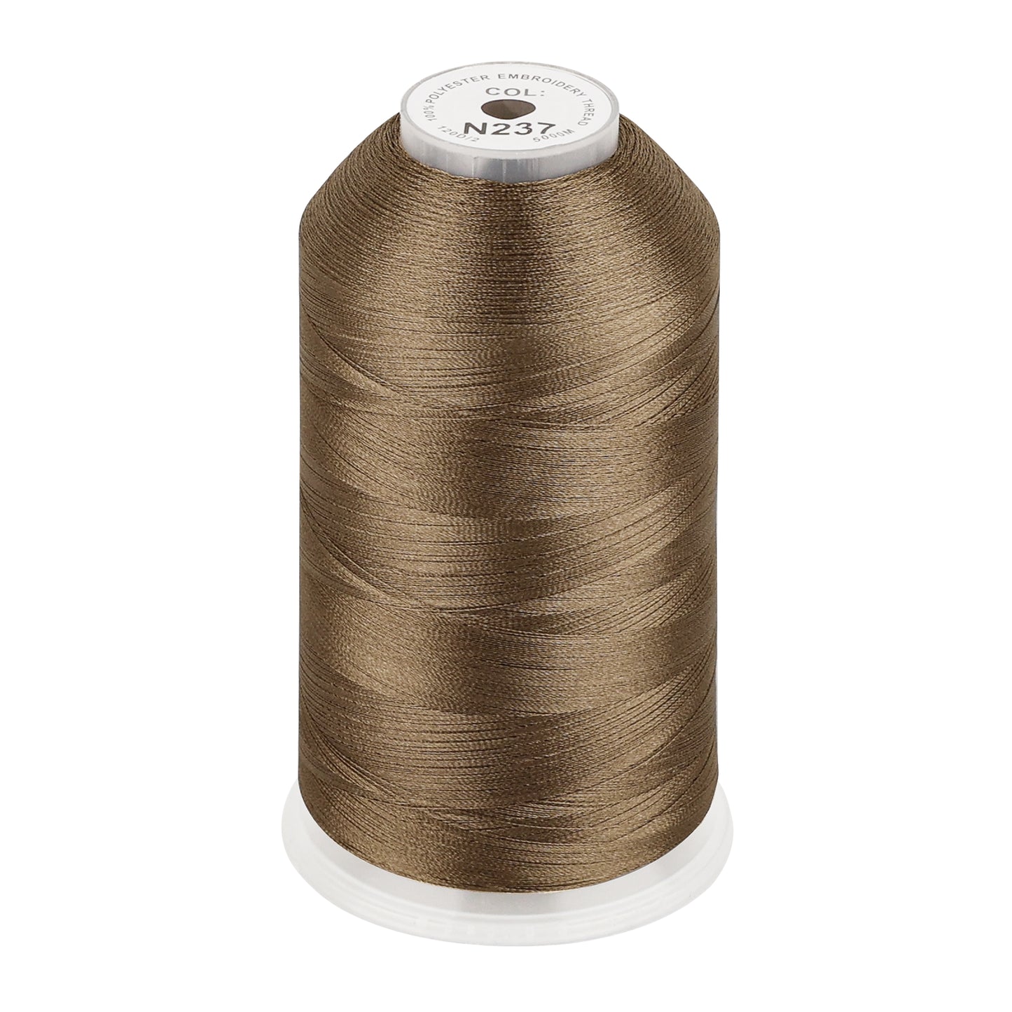 New brothread 100% Polyester with High Sheen Embroidery Thread, 5000M, 40WT(120D/2) 150+ Colors Selected for Commercial Multi Needles and Single Needle Embroidery Machine
