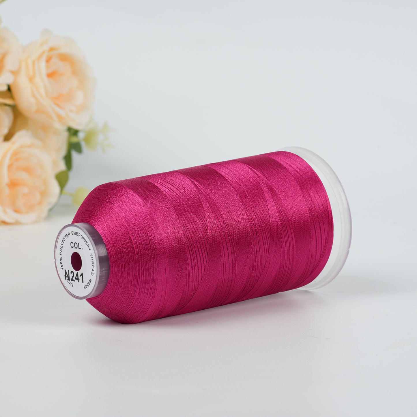 New Brothread 40WT Polyester Embroidery Machine Thread | 5000M per Spool | Includes Janome Colors for Commercial/Home Use
