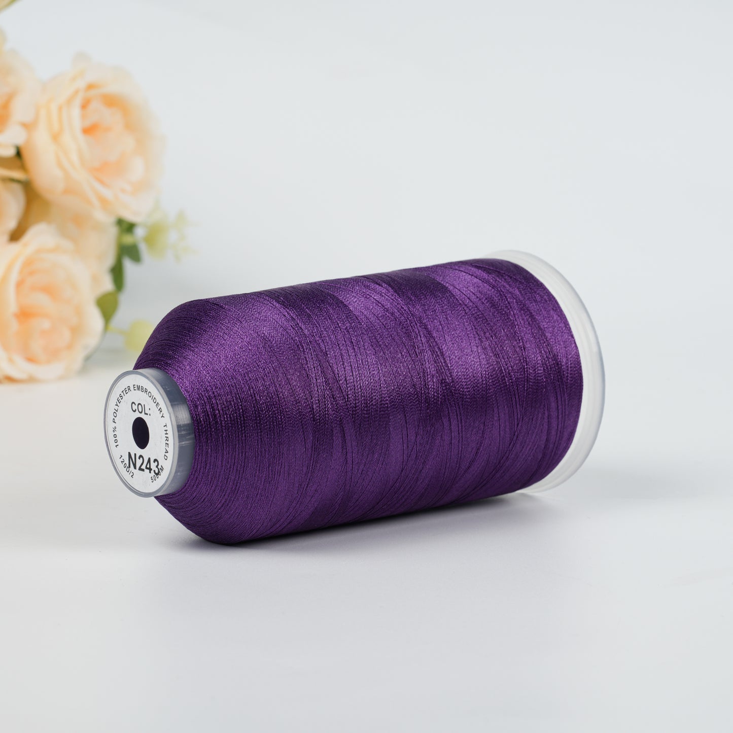 New Brothread 40WT Polyester Embroidery Machine Thread | 5000M per Spool | Includes Janome Colors for Commercial/Home Use