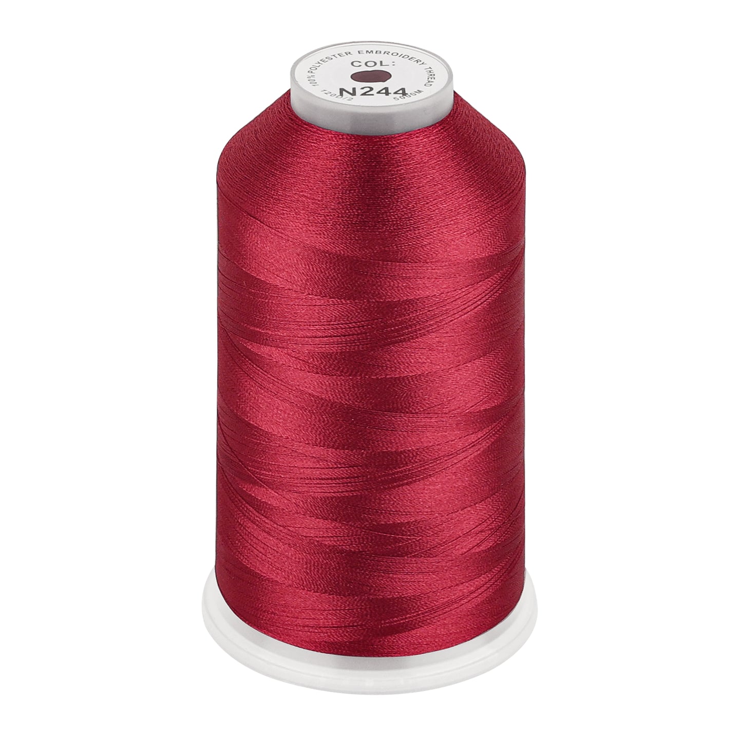 New brothread 100% Polyester with High Sheen Embroidery Thread, 5000M, 40WT(120D/2) 150+ Colors Selected for Commercial Multi Needles and Single Needle Embroidery Machine