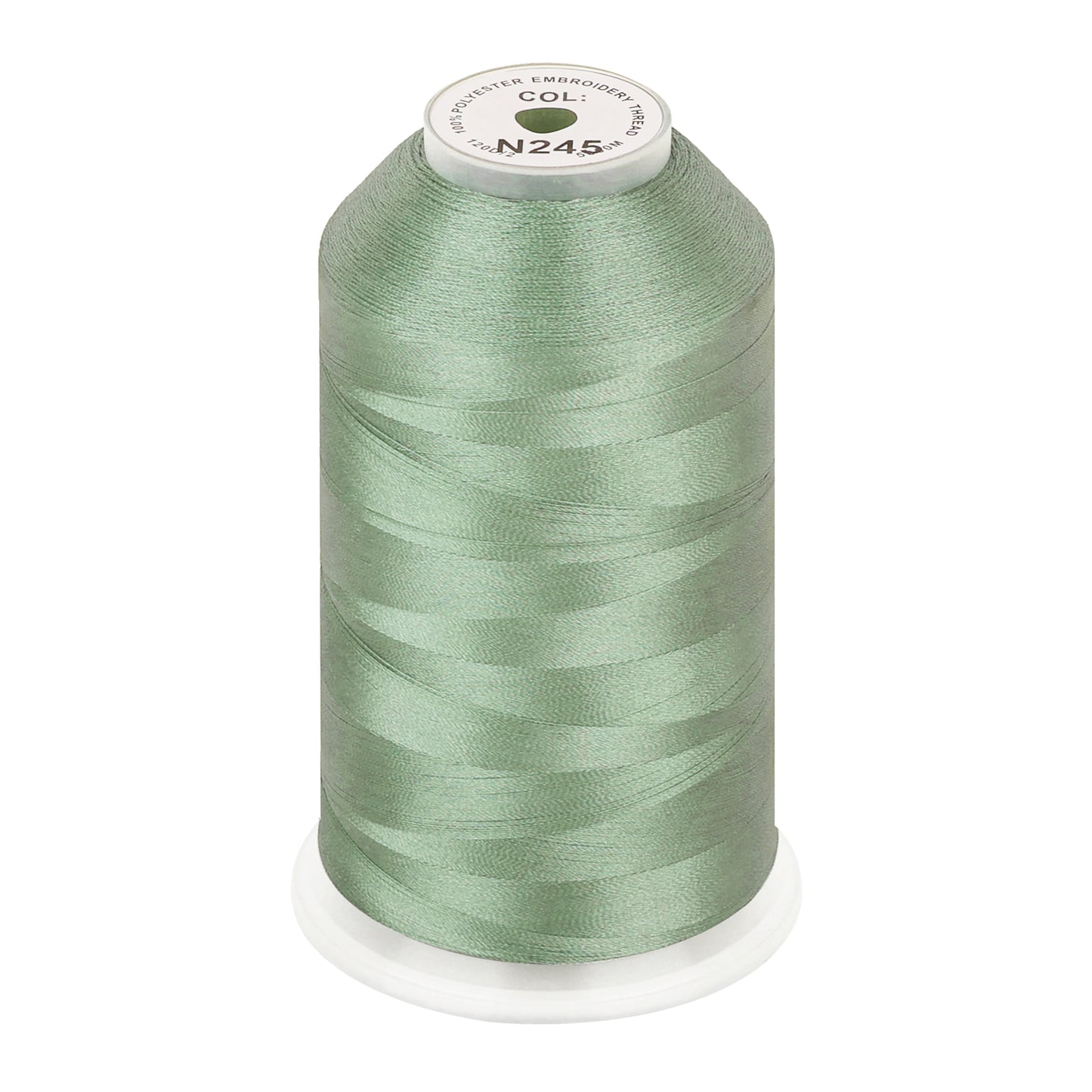 New brothread 100% Polyester with High Sheen Embroidery Thread, 5000M, 40WT(120D/2) 150+ Colors Selected for Commercial Multi Needles and Single Needle Embroidery Machine