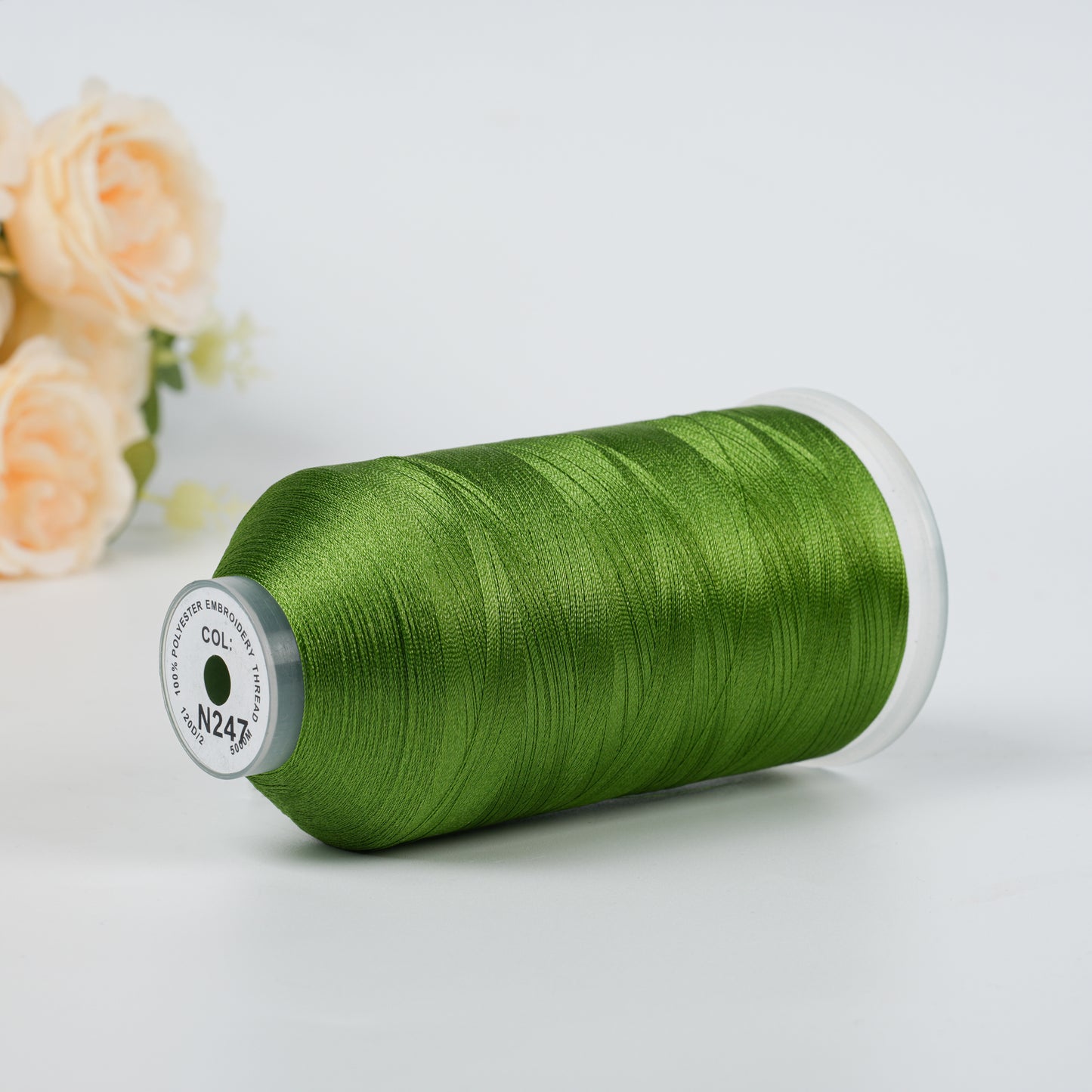 New Brothread 40WT Polyester Embroidery Machine Thread | 5000M per Spool | Includes Janome Colors for Commercial/Home Use
