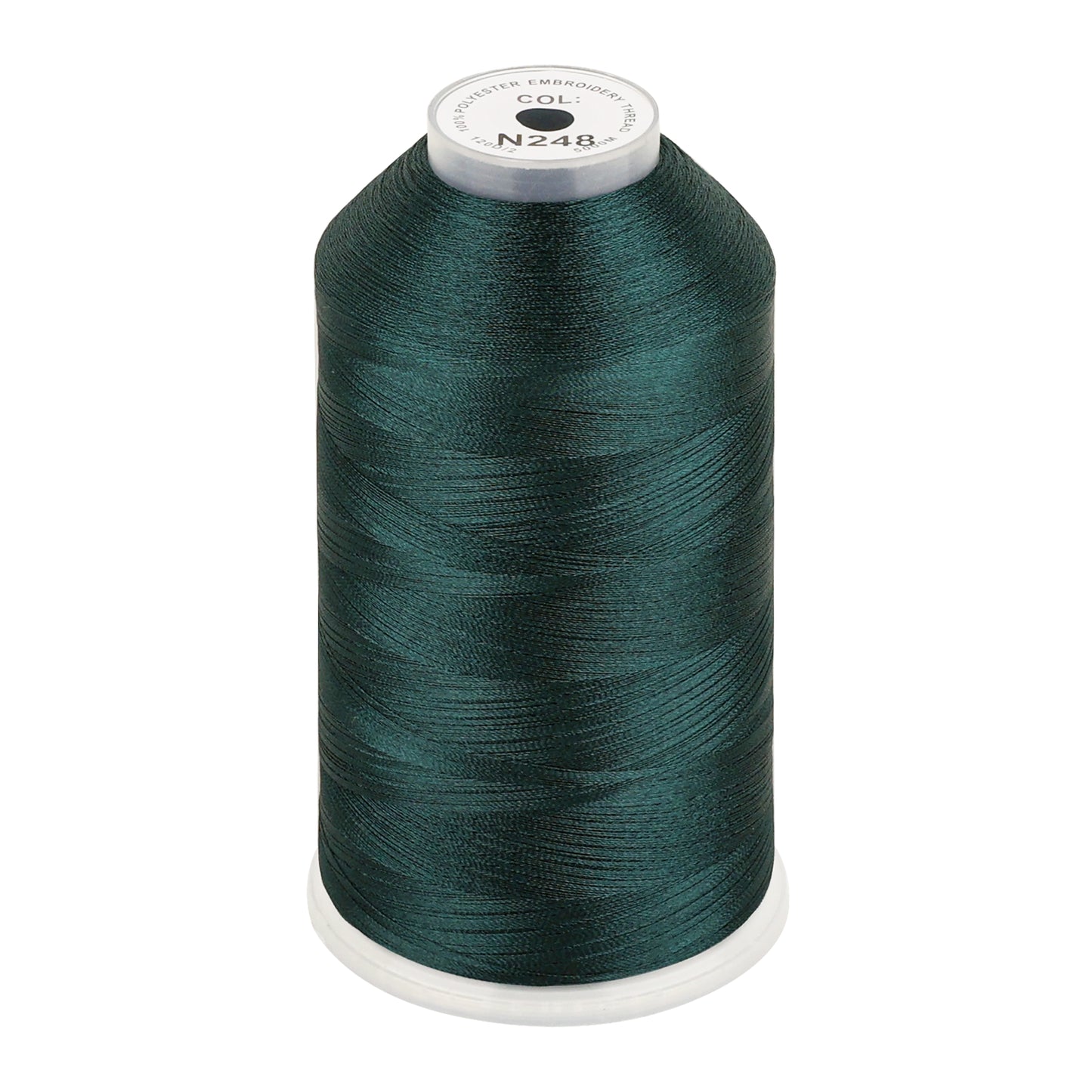 New brothread 100% Polyester with High Sheen Embroidery Thread, 5000M, 40WT(120D/2) 150+ Colors Selected for Commercial Multi Needles and Single Needle Embroidery Machine