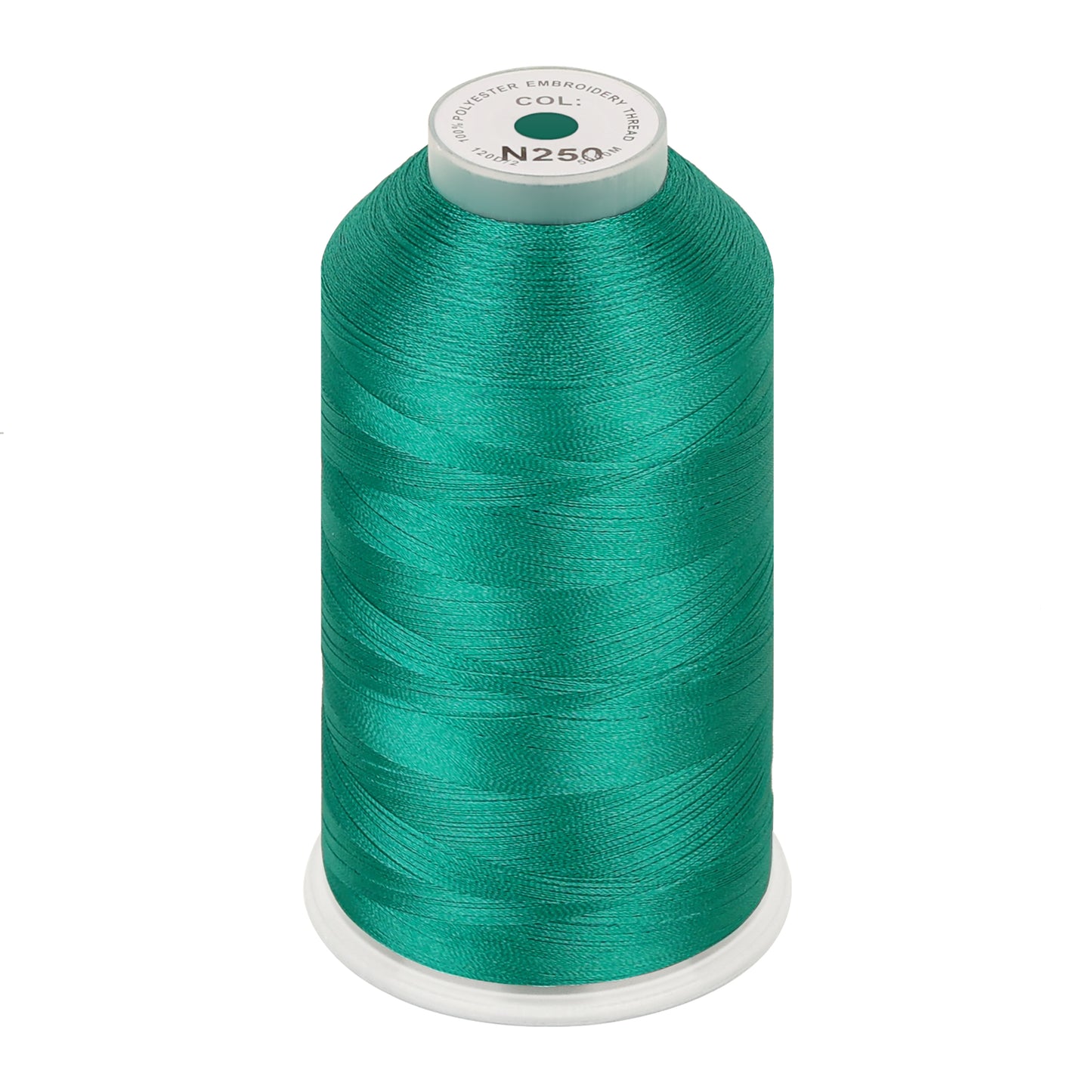 New brothread 100% Polyester with High Sheen Embroidery Thread, 5000M, 40WT(120D/2) 150+ Colors Selected for Commercial Multi Needles and Single Needle Embroidery Machine