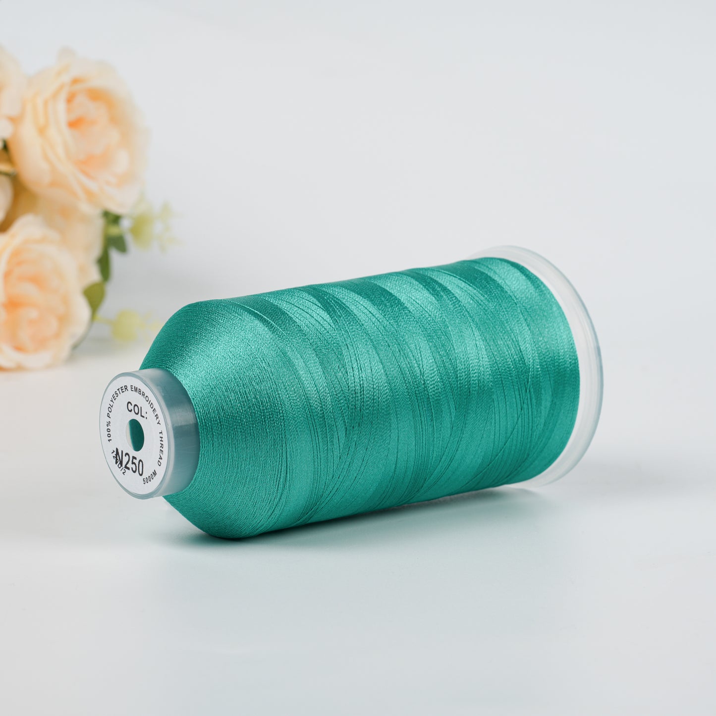 New Brothread 40WT Polyester Embroidery Machine Thread | 5000M per Spool | Includes Janome Colors for Commercial/Home Use