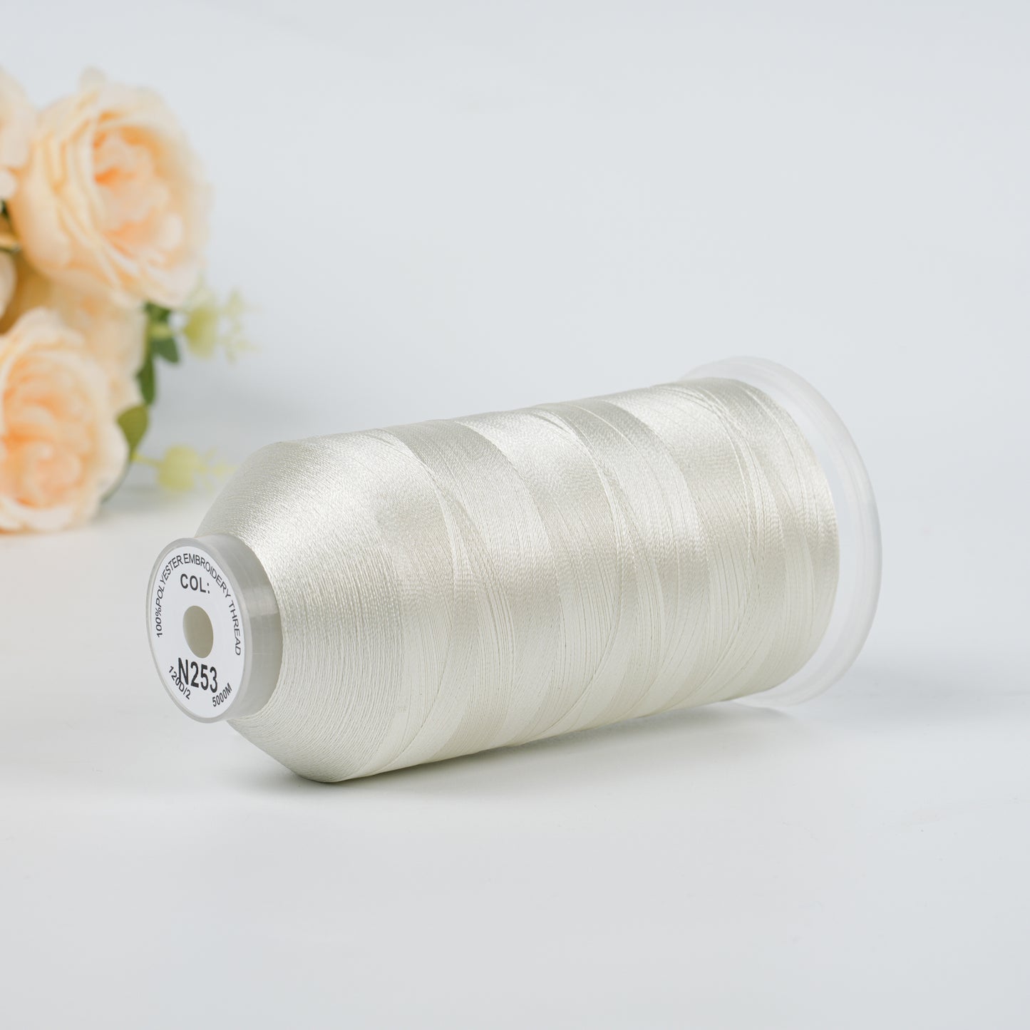 New Brothread 40WT Polyester Embroidery Machine Thread | 5000M per Spool | Includes Janome Colors for Commercial/Home Use