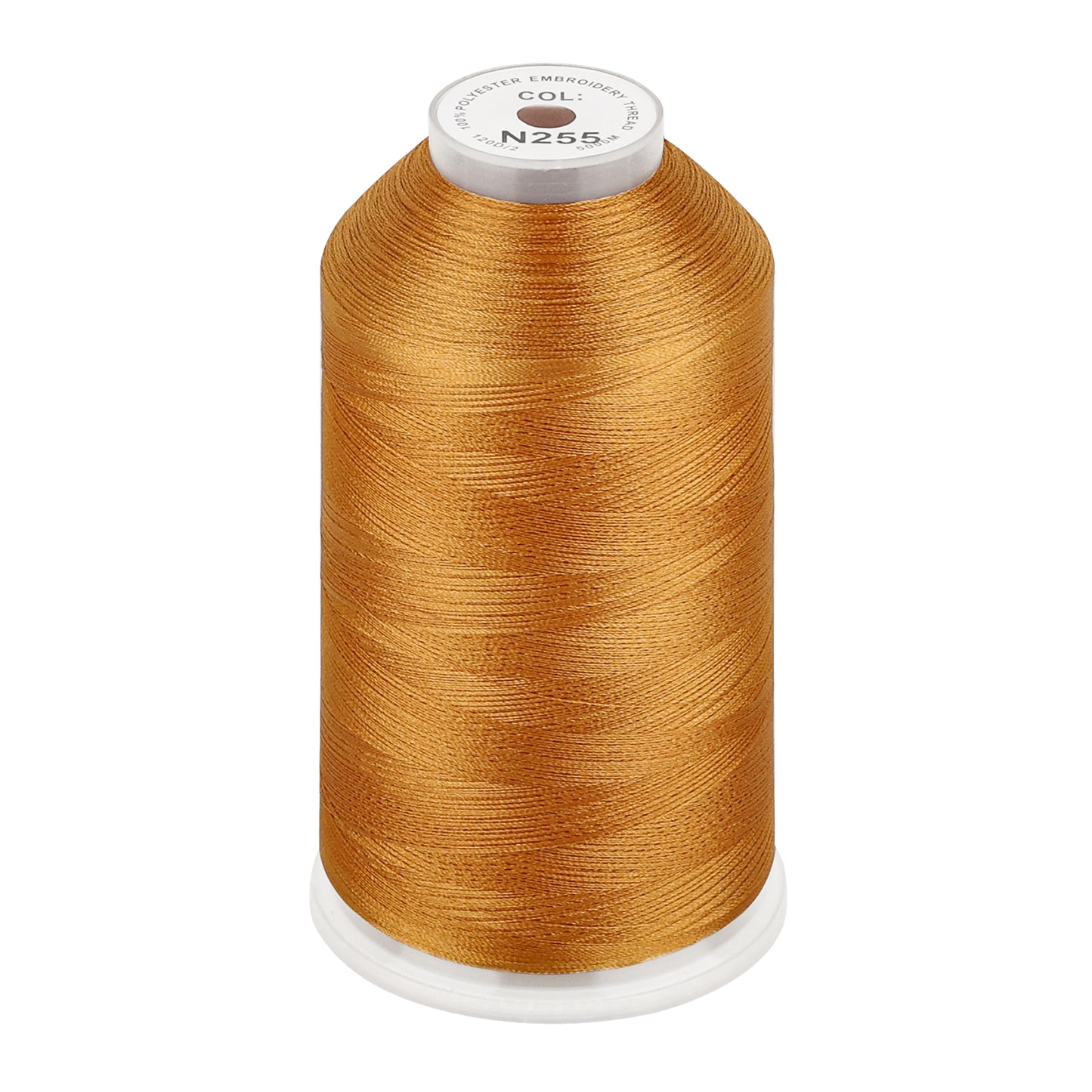New brothread 100% Polyester with High Sheen Embroidery Thread, 5000M, 40WT(120D/2) 150+ Colors Selected for Commercial Multi Needles and Single Needle Embroidery Machine