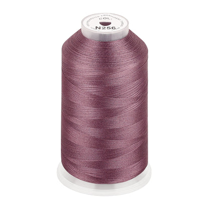 New brothread 100% Polyester with High Sheen Embroidery Thread, 5000M, 40WT(120D/2) 150+ Colors Selected for Commercial Multi Needles and Single Needle Embroidery Machine