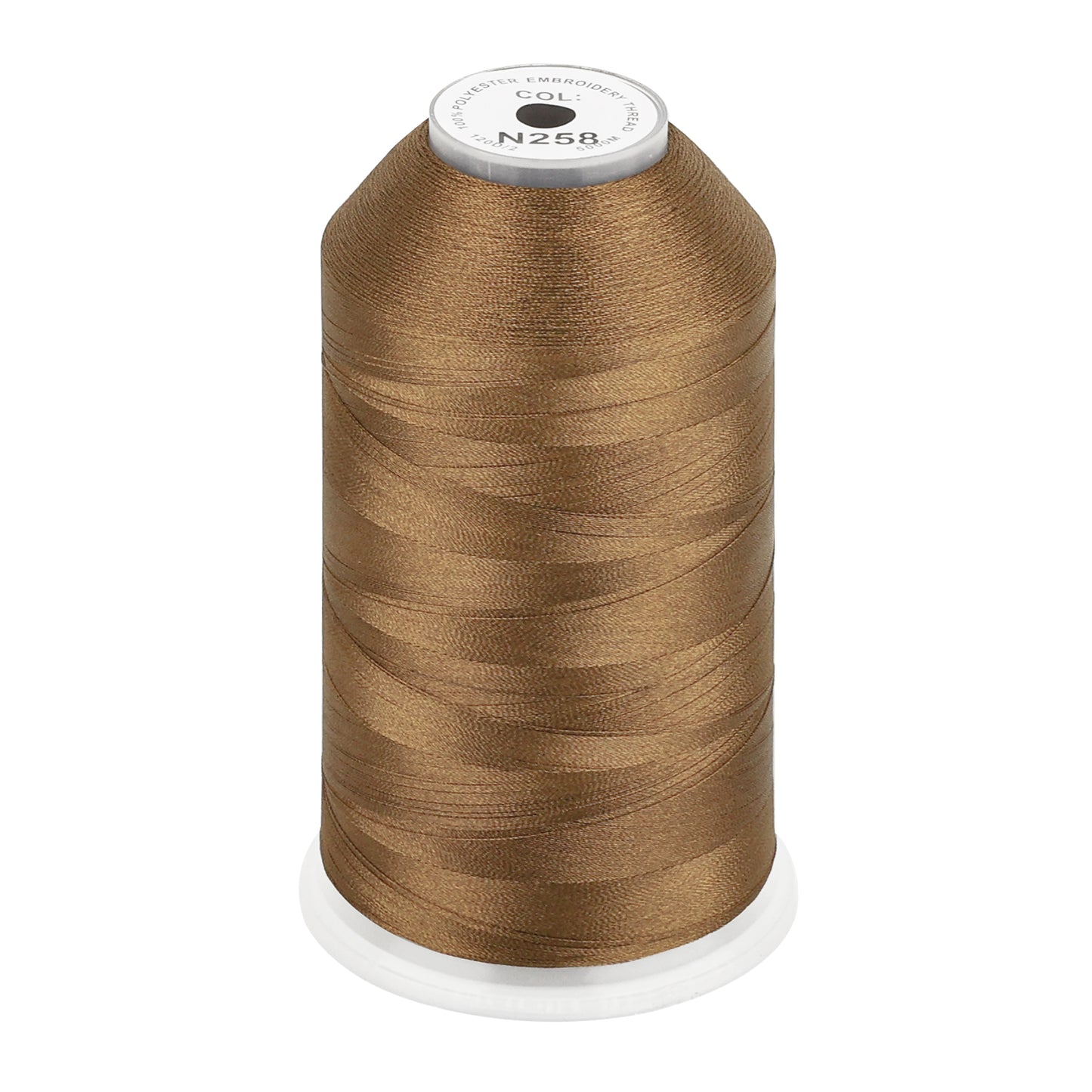 New brothread 100% Polyester with High Sheen Embroidery Thread, 5000M, 40WT(120D/2) 150+ Colors Selected for Commercial Multi Needles and Single Needle Embroidery Machine