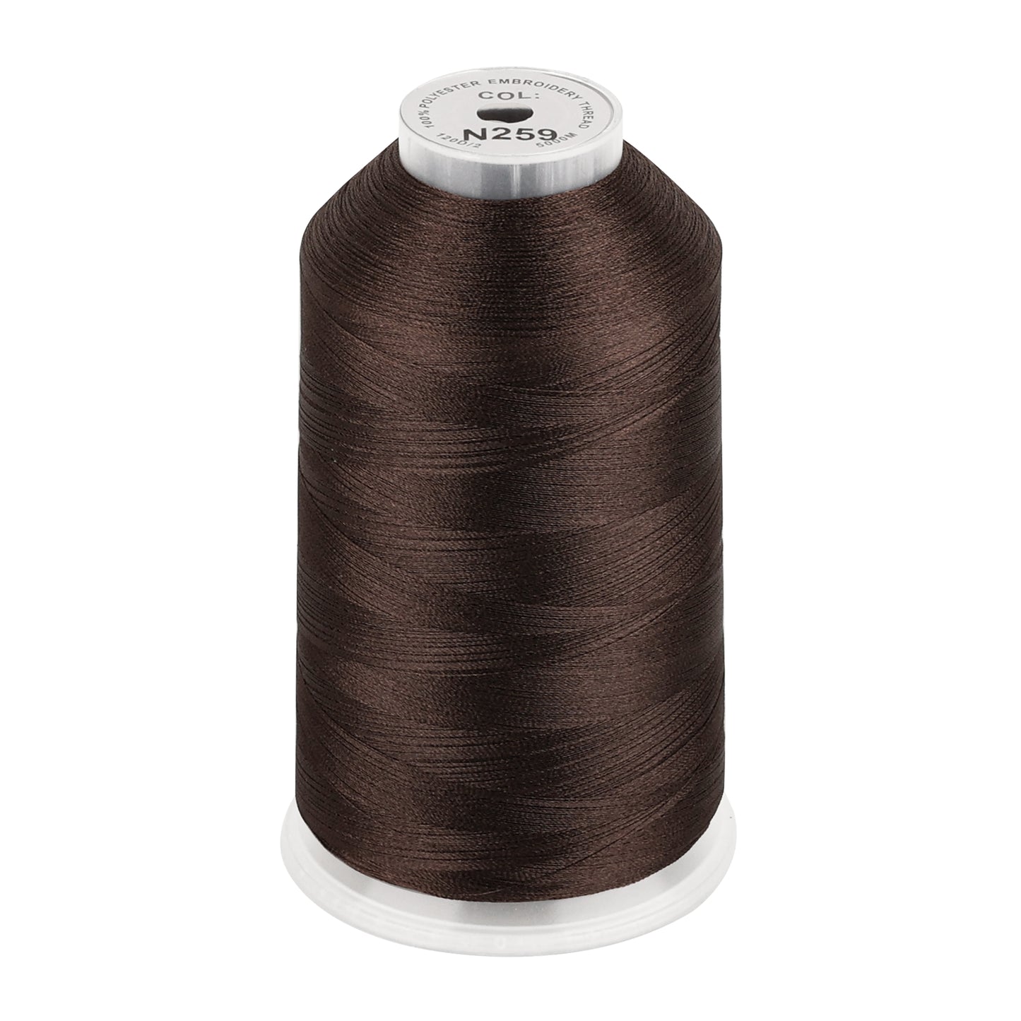 New brothread 100% Polyester with High Sheen Embroidery Thread, 5000M, 40WT(120D/2) 150+ Colors Selected for Commercial Multi Needles and Single Needle Embroidery Machine