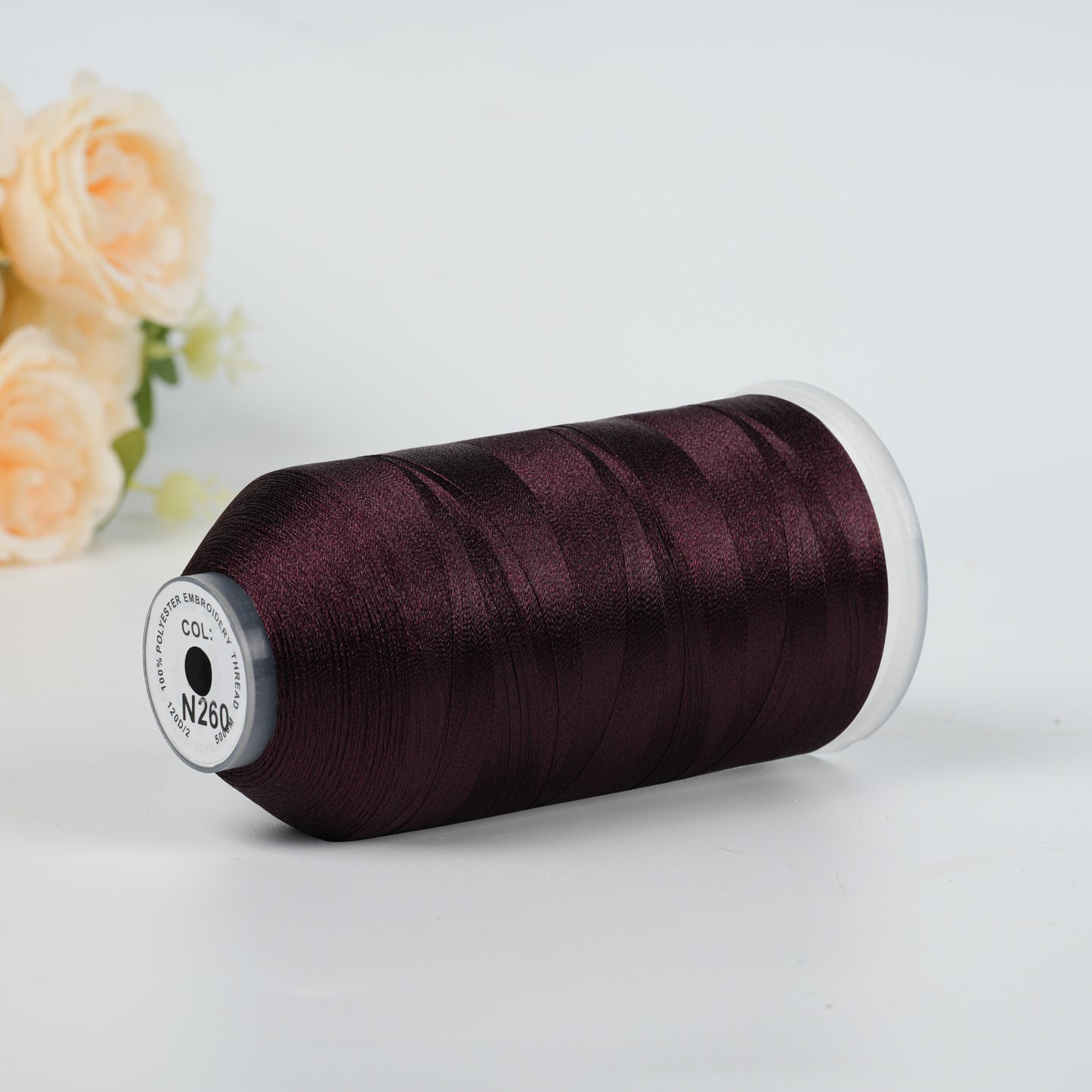 New Brothread 40WT Polyester Embroidery Machine Thread | 5000M per Spool | Includes Janome Colors for Commercial/Home Use