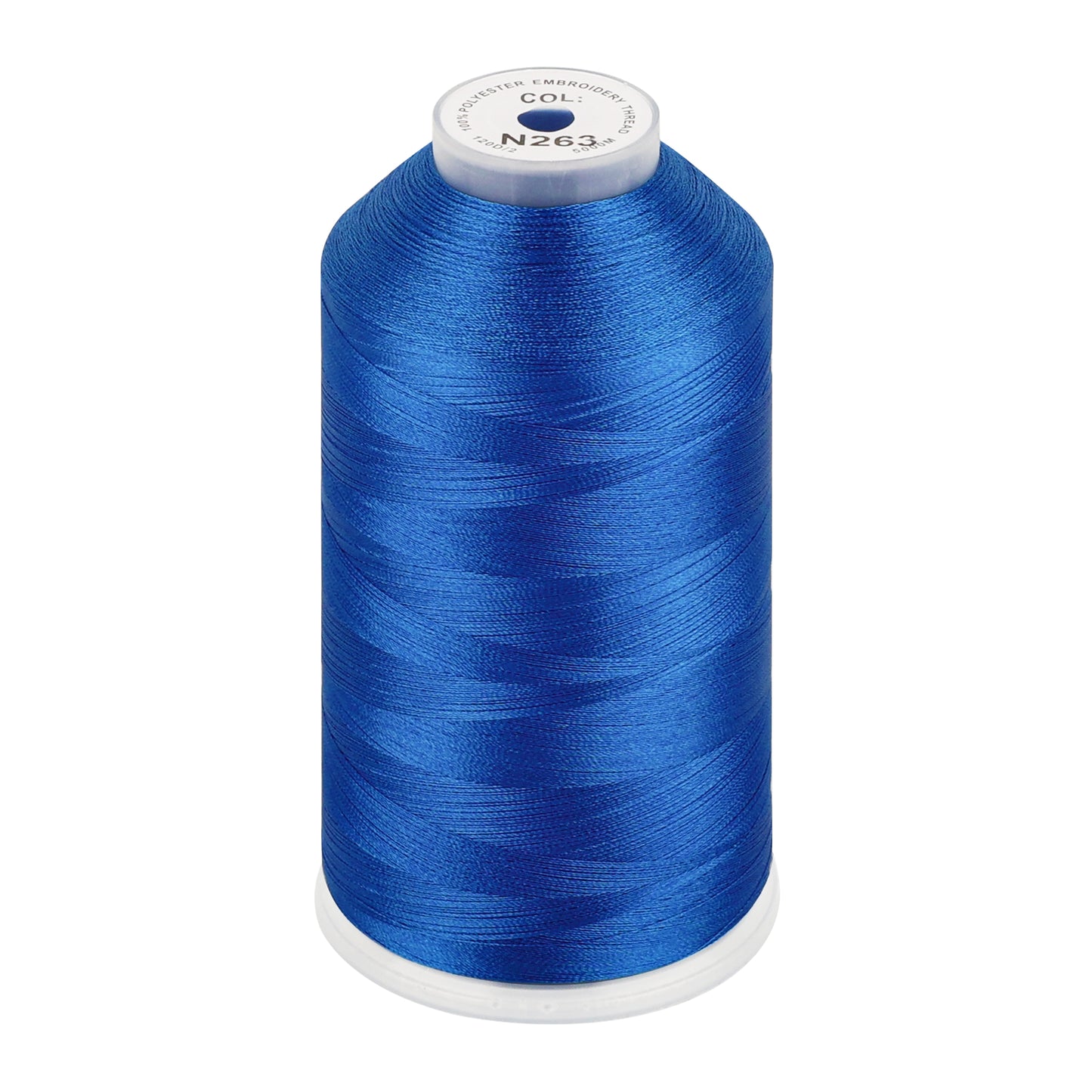 New brothread 100% Polyester with High Sheen Embroidery Thread, 5000M, 40WT(120D/2) 150+ Colors Selected for Commercial Multi Needles and Single Needle Embroidery Machine