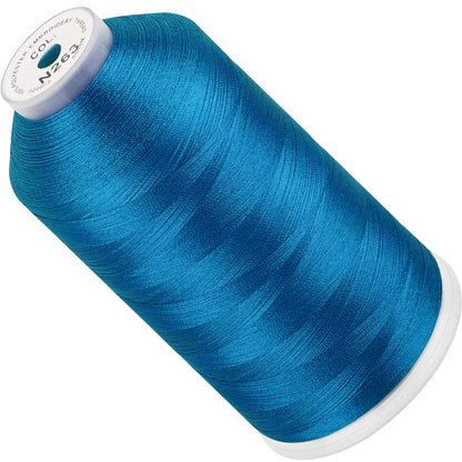 New brothread Single Huge Spool 5000M Each Polyester Embroidery Machine Thread 40WT - Janome Colors