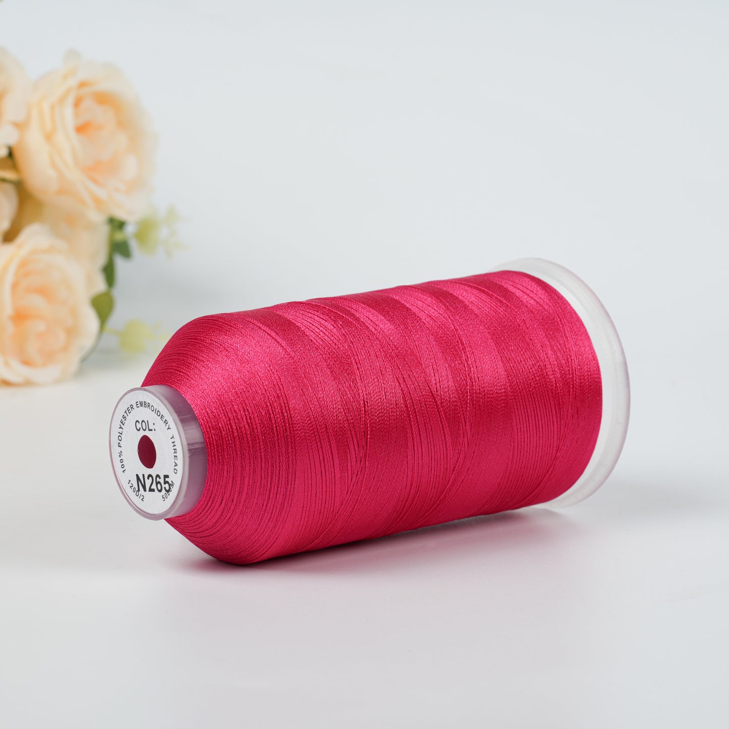 New Brothread 40WT Polyester Embroidery Machine Thread | 5000M per Spool | Includes Janome Colors for Commercial/Home Use