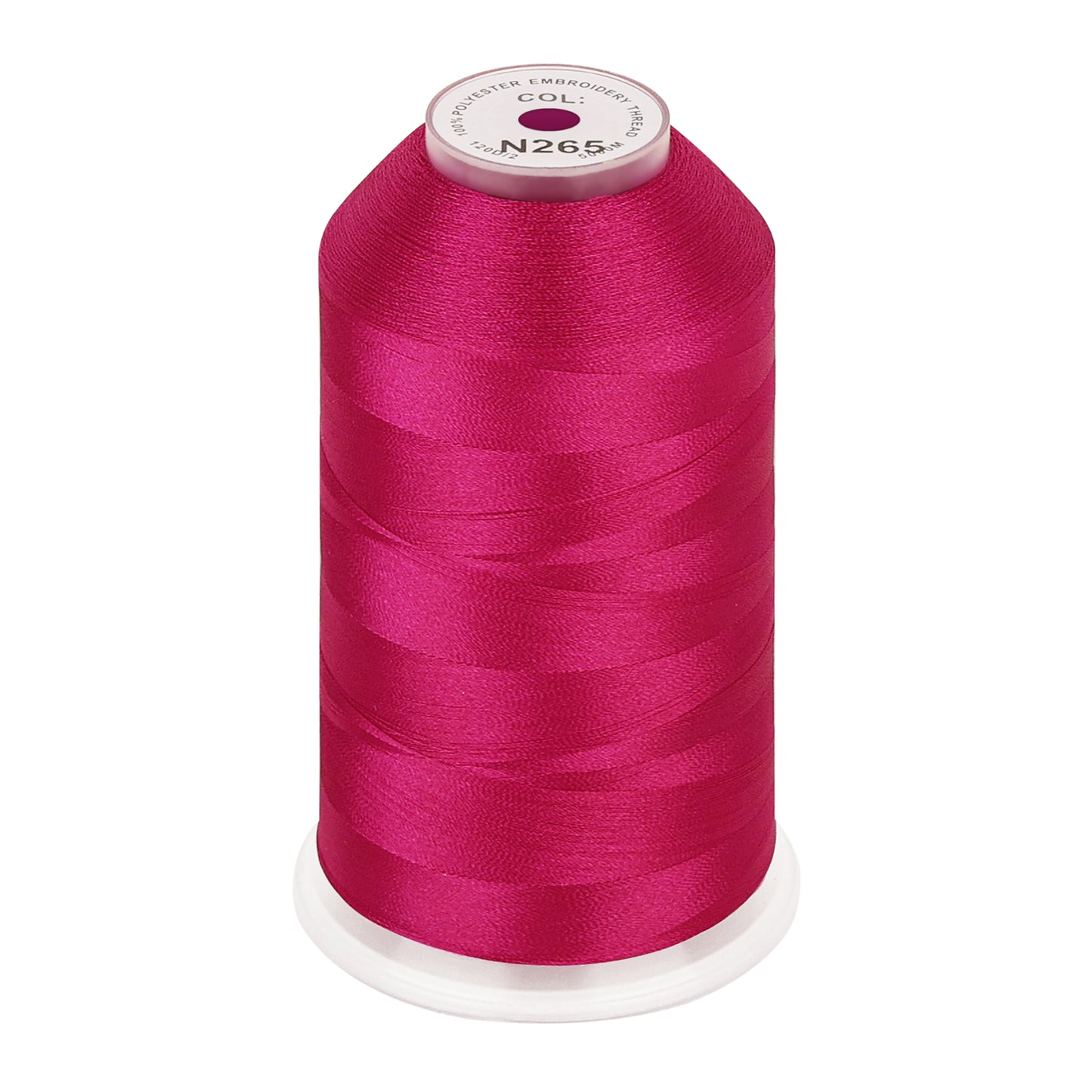 New brothread 100% Polyester with High Sheen Embroidery Thread, 5000M, 40WT(120D/2) 150+ Colors Selected for Commercial Multi Needles and Single Needle Embroidery Machine